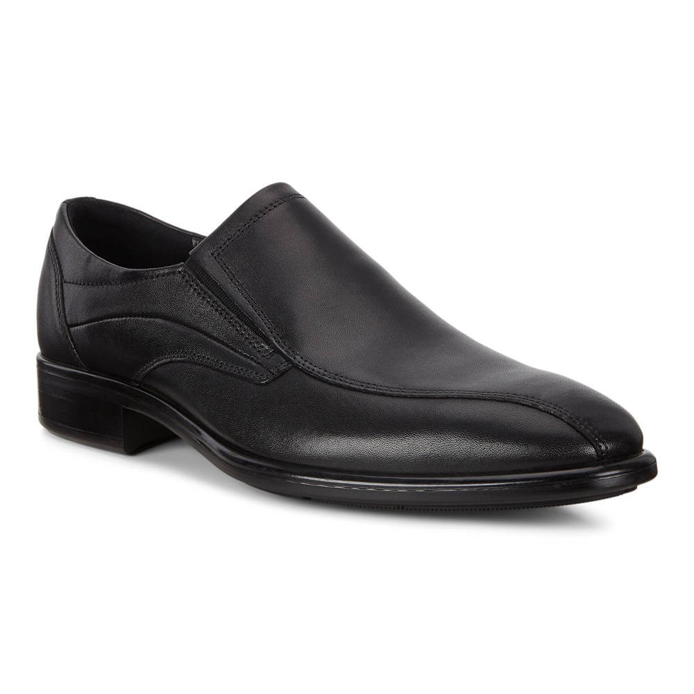 ECCO Mens Slip On Black - Citytray Shoes - JCO-601894